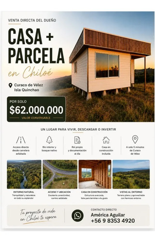 Casa +parcela En Chiloe