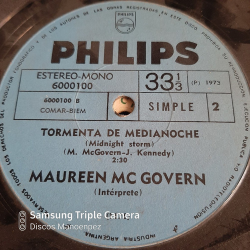 Simple Maureen Mc Govern  Philips 6000100 C19