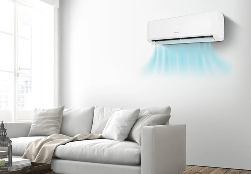Aire Acondicionado Hisense 2 Ton Inverter 220v At242cbw Wifi Color Blanco