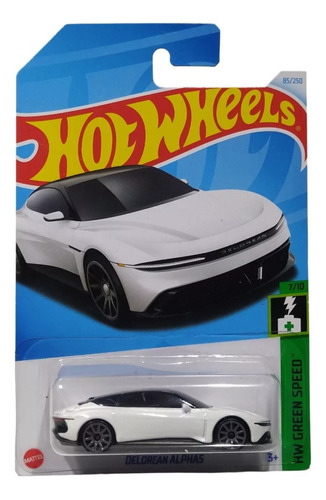 Hot Wheels Delorean Alpha 5 Hw Green Speed