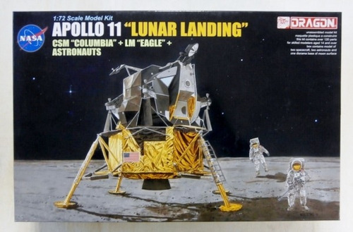 Apollo 11  Lunar Landing  Esc.1/72 Dragon