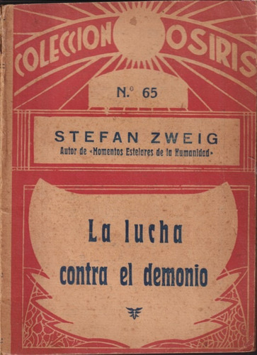 La Lucha Contra El Demonio Stefan Zweig