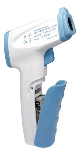 Termometro Infrarrojo Uni-t Ut300h Azul 9v Con Bateria