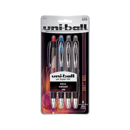 Uni-ball 207 Retractable Gel Pens, Medium Point (0.7mm),...