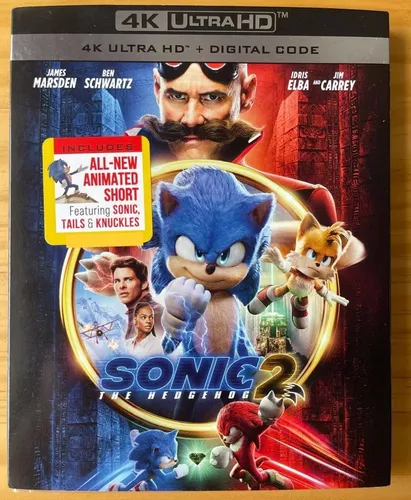 Blu-Ray - Sonic 2: O Filme (Com Luva)