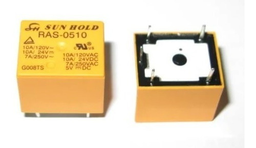 6 Relevadores Ras-0510 Electrónico 5 Vcc