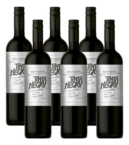 Vino Tinto Negro Uco Valley Cabernet Franc - Caja X 6 Un