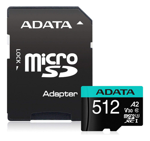 Adata Premier Pro Tarjeta De Memoria Microsd De 512gb Micros