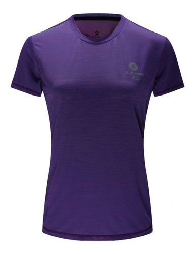 Remera Entrenamiento De Dama Violeta Manga Corta Kelme.uy