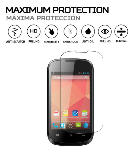 Protector Mica Pantalla Para Airis Tm360