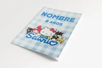 Comprar Libro Para Pintar Editable Imprimible Sanrio  Kitty Kuromi