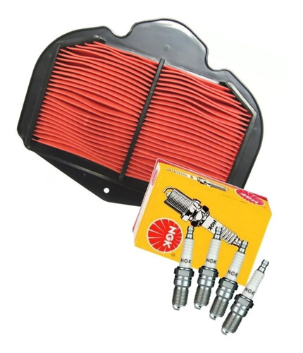 Filtro Ar Jdr Jfa4922 + Velas Ngk Cpr8eb-9 Super Tenere 1200