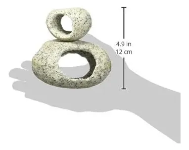 Adorno Y Escondite Para Acuario, Réplicas De Granito, Penn-p