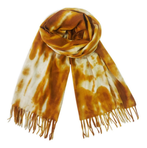 Bufanda Cashmere Tie-dye Amarillo 180cm X 70cm