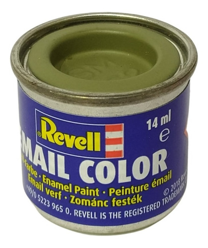 Revell Email Color 362 Verde Gris Satinado Enamel La Plata