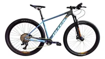Comprar Bicicleta mountain bike Hi-Tek Rika Sport R29 tamaño del cuadro M color naranja\u002Fazul gris