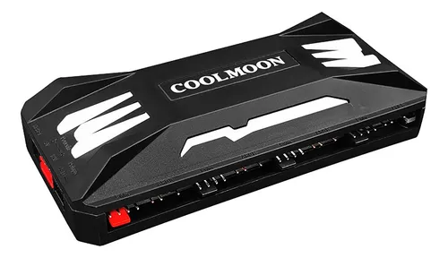 Controlador Rgb Inteligente Pwm Ventilador De Control Negro