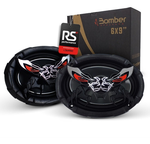 Alto Falantes Bomber Bicho Papão Quadriaxial 6x9 125w Rms