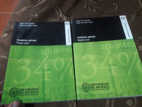 Libro Estadistica Aplicada 2 Tomos Luis Rubio
