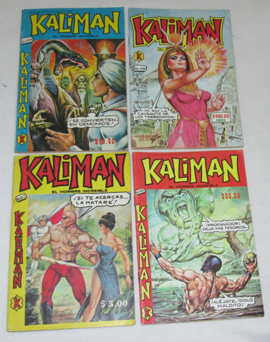 Cómics Kaliman. Capitulos Finales. $199 C/u (Usado)