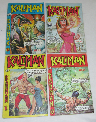 Comics Kaliman. Capitulos Finales. $200 Pesos Cada Uno