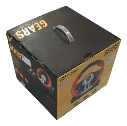 Volante De Carreras Noga Con Pedaleras Para Pc Y Consola