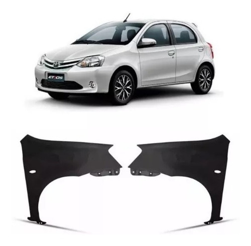 Guardabarro Delantero Toyota Etios Con Agujero