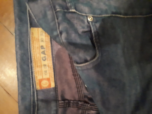 Pantalon Pescador Gap Jean Oscuro Tornasolado Exclusivo