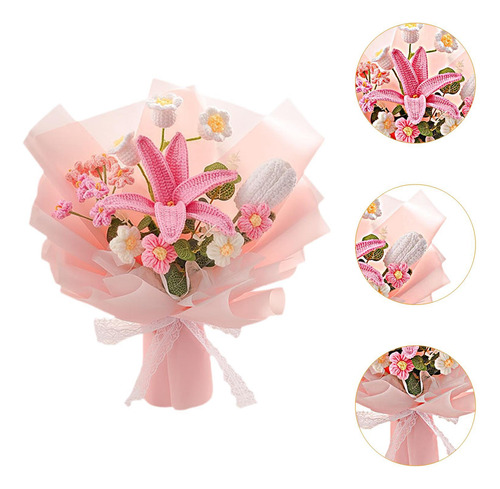 De Flores De Flor De Crochet, Flores Falsas De Tejido De