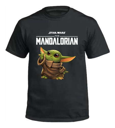 Remeras Mandalorian - Yoda - Baby Yoda - Algodon Stock