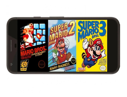 Imagen 1 de 5 de Super Mario Bros 1 2 3 + 1,000 Juegos Nes Android Pc