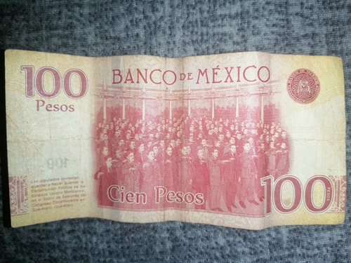 Billete 100 Edición Centenario 1917 2017