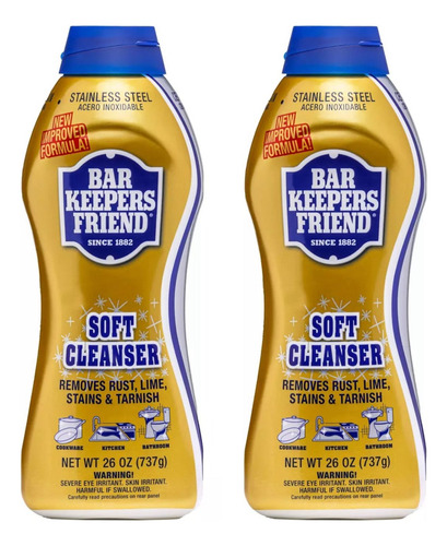 Bar Keepers Friend Soft Cleanser 737 Gr (2 Pz)