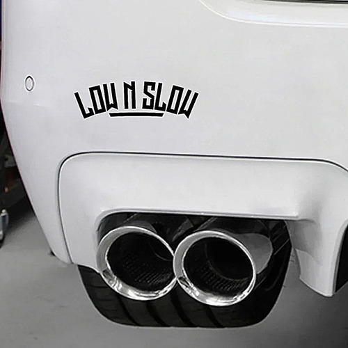 Adhesivo Low N Slow Adhesivo Low N Slow Para Coche Calcomaní