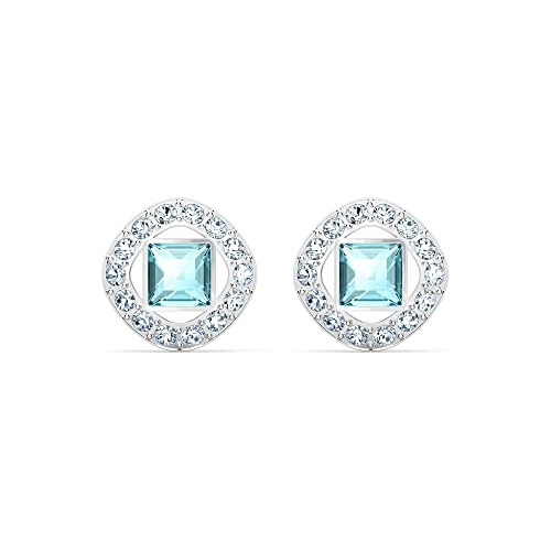Aretes Para Mujer Con Cristales Azules
