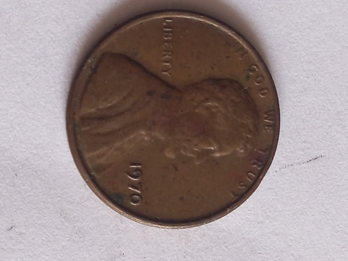 Moneda 1 Centavo 1970 En Cobre