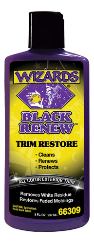 Wizards 66309 - Tratamiento Para Vestiduras Black Renew Para