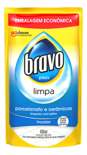 Limpador Cerâmicas Sachet 400ml Bravo