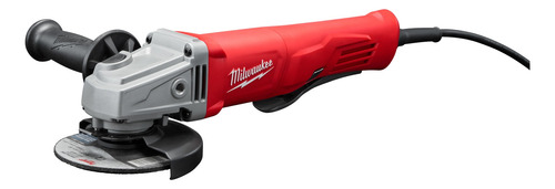 Miniesmeriladora angular Milwaukee 6141-30 color rojo 1400 W 120 V + accesorio