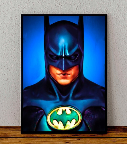 Cuadro 33x48 Poster Enmarcado Batman Pelicula Dc Comics 02