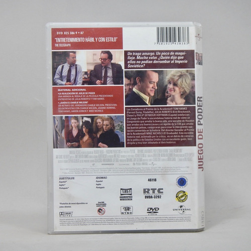 Dvd Juego De Poder Tom Hanks Julia Robert Philip Hoffman Ll3