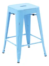 Comprar Set 4 Bancos Tolix Para Barra Restaurante Altos 60 Cm