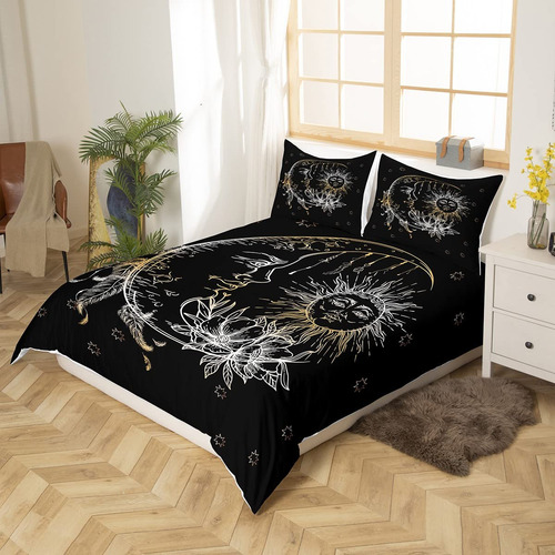 Juego De Funda Nórdica Queen Bohemian Bedding Set Boho Con