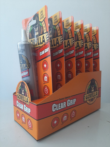 Pega Gorilla Glue Clear Grip 88 Ml Zapatos Bisuteria (mayor)