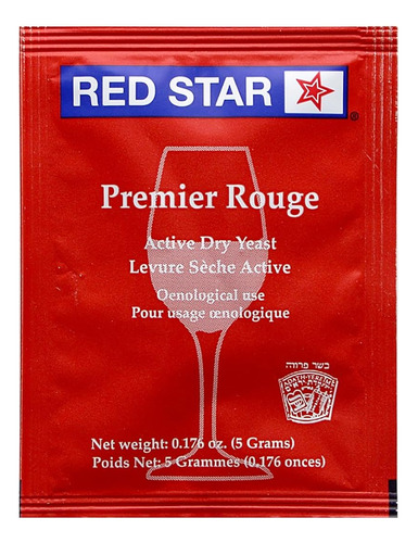 Levadura De Vino Premier Rouge De 0.18 oz