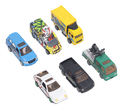 Kit De Maquetas 1:64 De Car Toys, 6 Piezas, Exquisito Juego