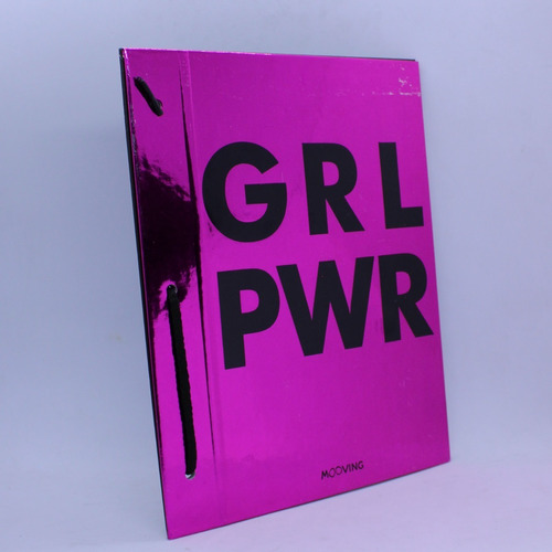 Carpeta N3 Dorada Plateada Fucsia Espejada Love Girl Power