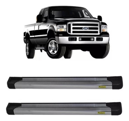 Estribo Plataforma Alumínio F250/f350/f4000 Simples