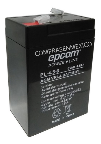 Bateria 6v Para Básculas Digitales Torrey Y Compatibles