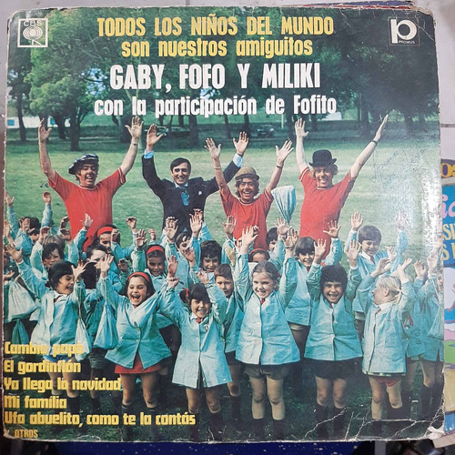 Vinilo Gaby Fofo Miliki Niños Mundo Nuestros Amiguitos If1